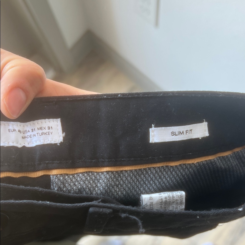 Zara Men's Classic Black Dress Pants - Picture 4 of 5